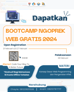 NGOPREK: PELATIHAN SKILL PEMROGRAMAN DASAR UNTUK MAHASISWA SOFTWARE ENGINEERING IT TELKOM PURWOKERTO