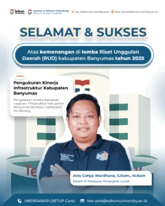 PRESTASE: Prestasi Dosen Software Engineering Telkom University Purwokerto dalam Lomba Riset Unggulan Daerah 2025